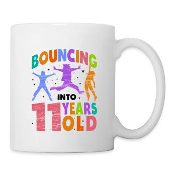 Trampoline Lover 8e anniversaire Party Jumping - Mug blanc - blanc - Droite