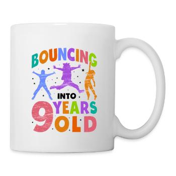 Trampoline Lover 8e anniversaire Party Jumping - Mug blanc - blanc - Droite