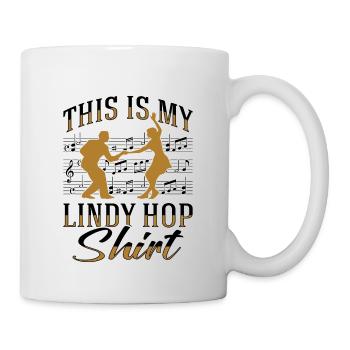 Lindy Hop Swing Dance - Tasse - Weiß - Rechts