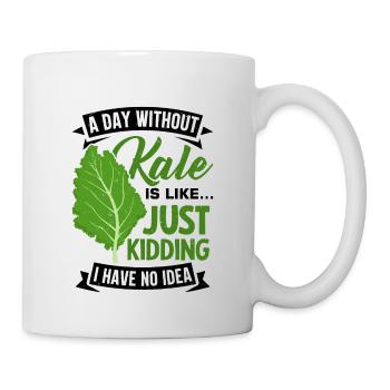 Kale Vegetarian Veganism - Mug - white - Right