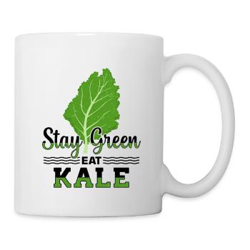 Kale Vegetarian Veganism - Mug - white - Right