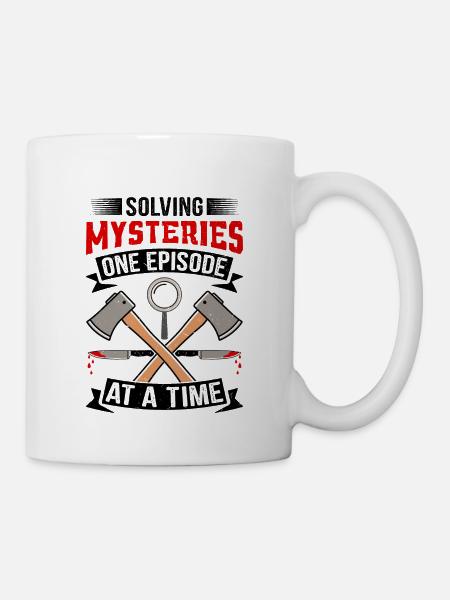 True Crime - Tasse - Weiß