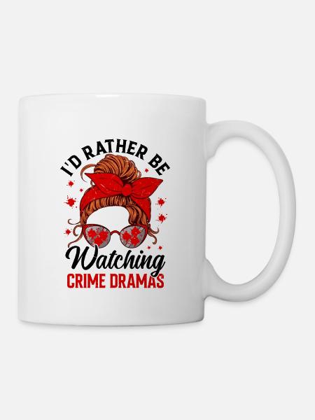 True Crime - Tasse - Weiß