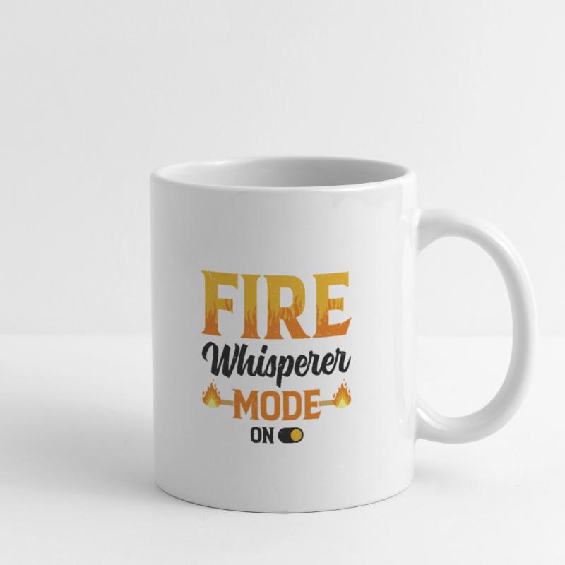 Bâton de feu Danse du feu Danseur de feu Danseur de feu Mug blanc