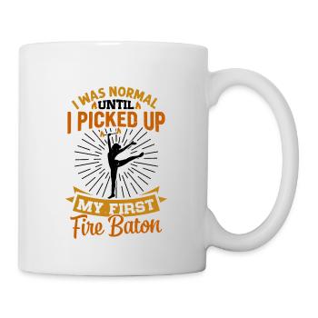Fire Baton Fire Dance Fire Dancer Fire Dancer - Mug - white - Right