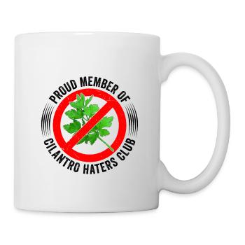 Anti Koriander - Tasse - Weiß - Rechts