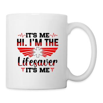 Infirmière de bord Transport médical - Mug blanc - blanc - Droite