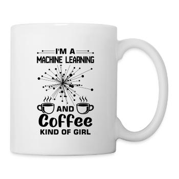Machine Learning Algorithmen KI Datenanalyst - Tasse - Weiß - Rechts