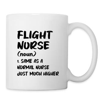 Flugkrankenpfleger Medizinischer Transport - Tasse - Weiß - Rechts