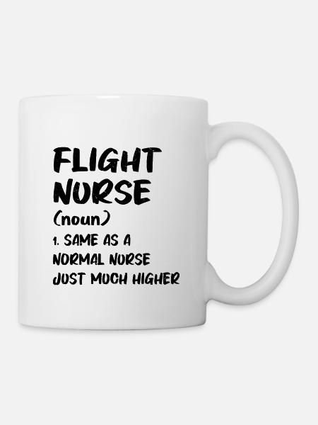 Flugkrankenpfleger Medizinischer Transport - Tasse - Weiß