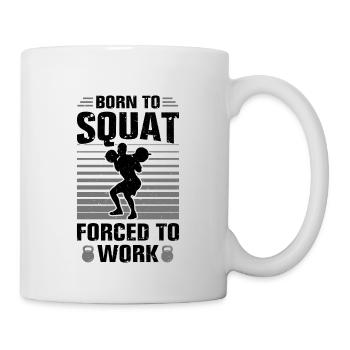 Gym Workout Training Fitness - Tasse - Weiß - Rechts
