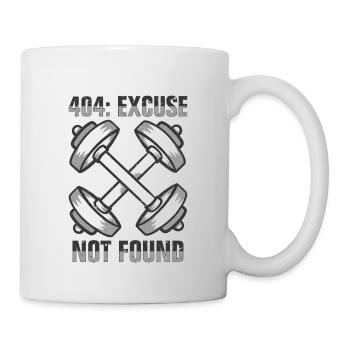 Gym Workout Training Fitness - Tasse - Weiß - Rechts