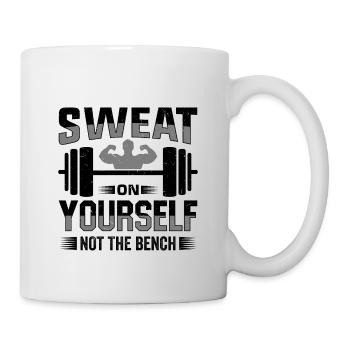 Gym Etiquette und Hygiene Leitfaden - Tasse - Weiß - Rechts