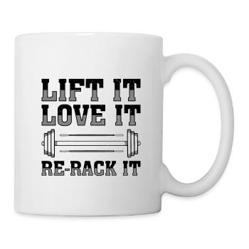 Gym Etiquette und Hygiene Leitfaden - Tasse - Weiß - Rechts