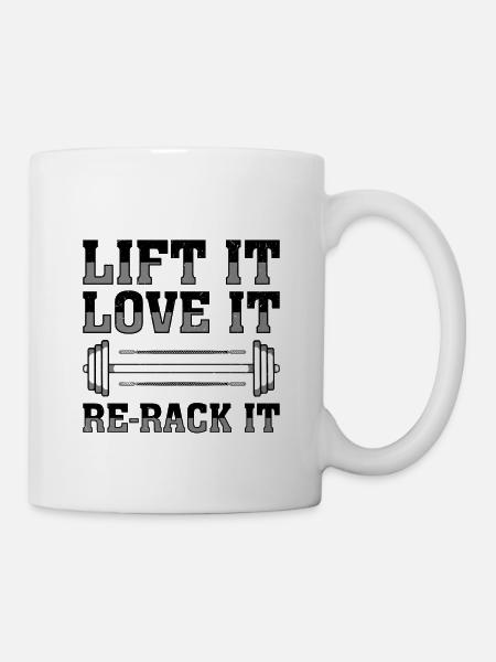 Gym Etiquette und Hygiene Leitfaden - Tasse - Weiß