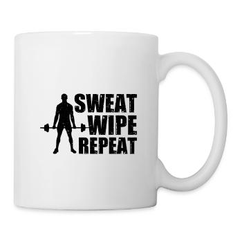Gym Etiquette und Hygiene Leitfaden - Tasse - Weiß - Rechts