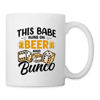 Bunco Squad Bunco Dice Bunco Game Night - Mug - white - Right