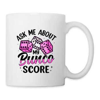 Bunco Squad Bunco Dice Bunco Game Night - Mug - white - Right