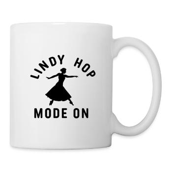 Lindy Hop Swing Tänzer - Tasse - Weiß - Rechts