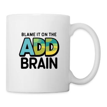 Attention Deficit Hyperactivity Disorder ADD - Mug - white - Right