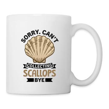 Seashell Shell Collector Scallop - Mug - white - Right