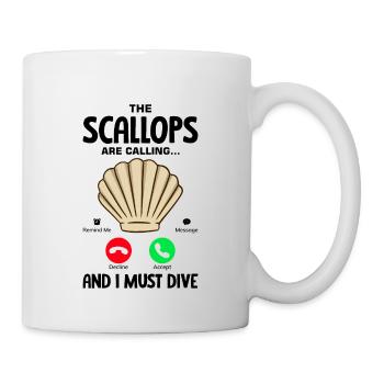 Seashell Shell Collector Scallop - Mug - white - Right