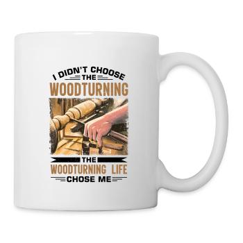 Lathe Wood Turning Lathe - Mug - white - Right