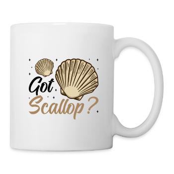 Coquillage coquillage collecteur pétoncle - Mug blanc - blanc - Droite