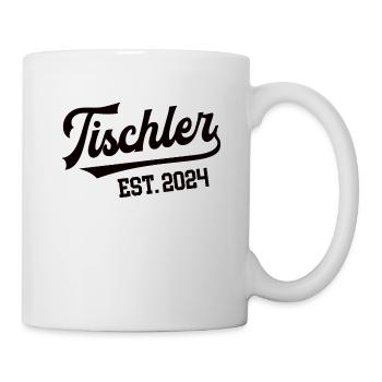 Tischler 2024 Beruf Tischlerei Schreinerei Meister - Tasse - Weiß - Rechts