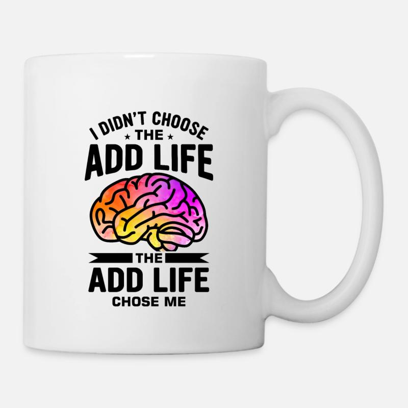 Neurodiversität Neurodivers ADS - Tasse - Weiß