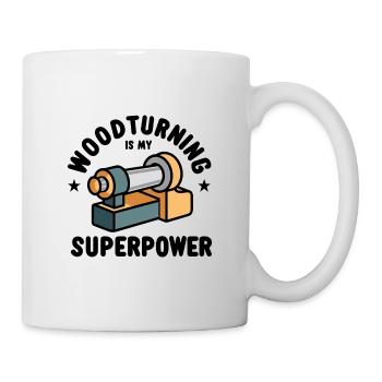 Lathe Wood Turning Lathe - Mug - white - Right