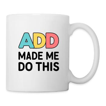 Neurodiversité Neurodivers TDA - Mug blanc - blanc - Droite