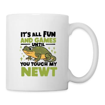 Funny newt saying - Mug - white - Right
