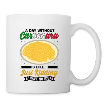 Italien Carbonara Pasta - Tasse - Weiß - Rechts