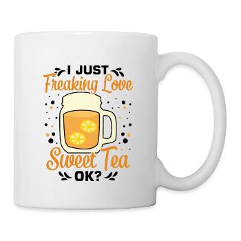 Süßer Tee - Tasse - Weiß - Rechts