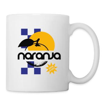 Orangen Naranja Juicy Fruits Sommer Sonne - Tasse - Weiß - Rechts