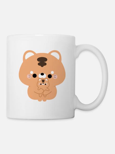 Tigerliebe - Tasse - Weiß