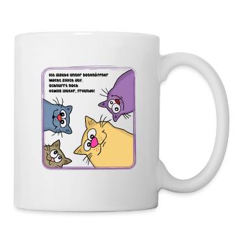 Cats in the morning - Mug - white - Right