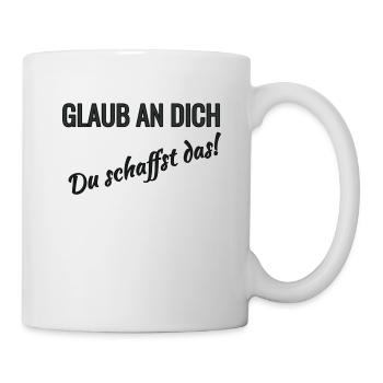 Glaub am dich - Tasse - Weiß - Rechts