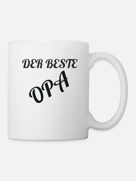 Der beste Opa - Tasse - Weiß