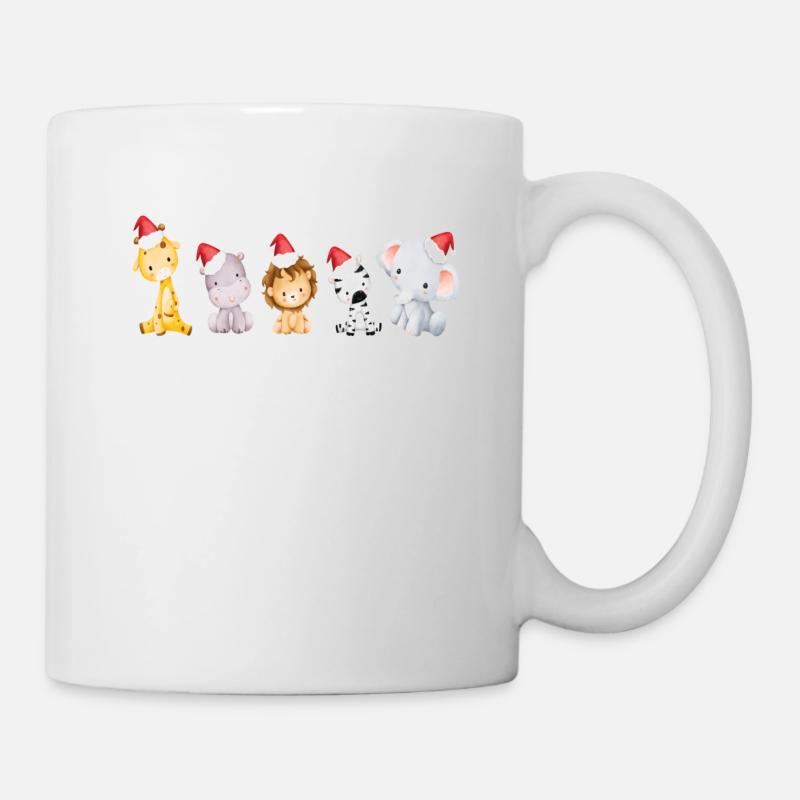 Christmas animals - Mug - white