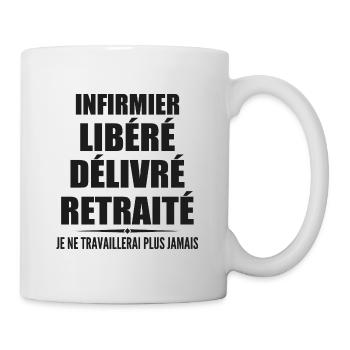 Nurse Celebrates Retirement with Humor Gift - Mug - white - Right