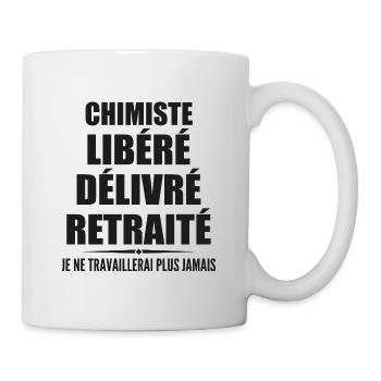 Chimiste célèbre sa retraite avec humour cadeau - Mug blanc - blanc - Droite
