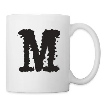 M - Tasse - Weiß - Rechts