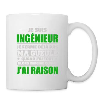 Engineer Humor Gift Student Engineer - Mug - white - Right