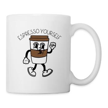 Espresso Yourself Coffee Lover Barista & Caffeine - Mug blanc - blanc - Droite