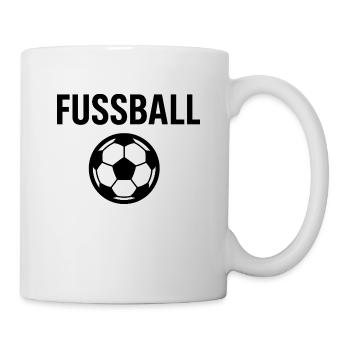 FUSSBALL – Klassisch & Zeitlos - Tasse - Weiß - Rechts