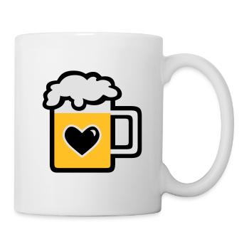 Mass Bier - Tasse - Weiß - Rechts