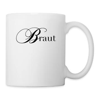 Braut - Tasse - Weiß - Rechts