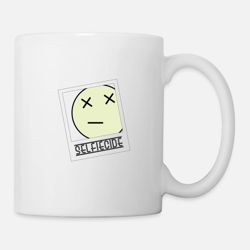 Selficide - Mug blanc - blanc